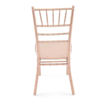 Atlas Commercial Products Wood Chiavari Chair, Rose Gold WCC4RGD